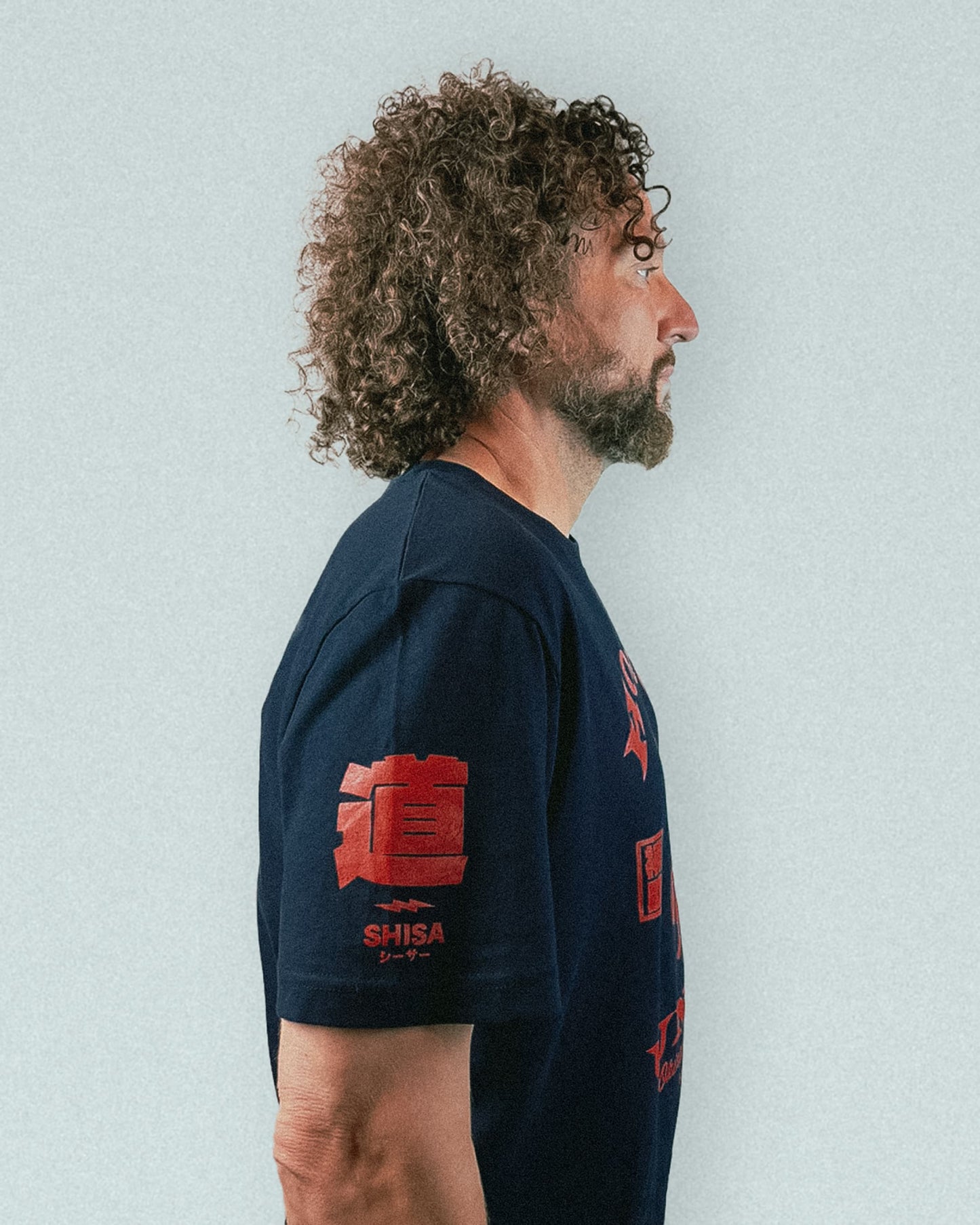 Hojo Undo T-Shirt, blue-red
