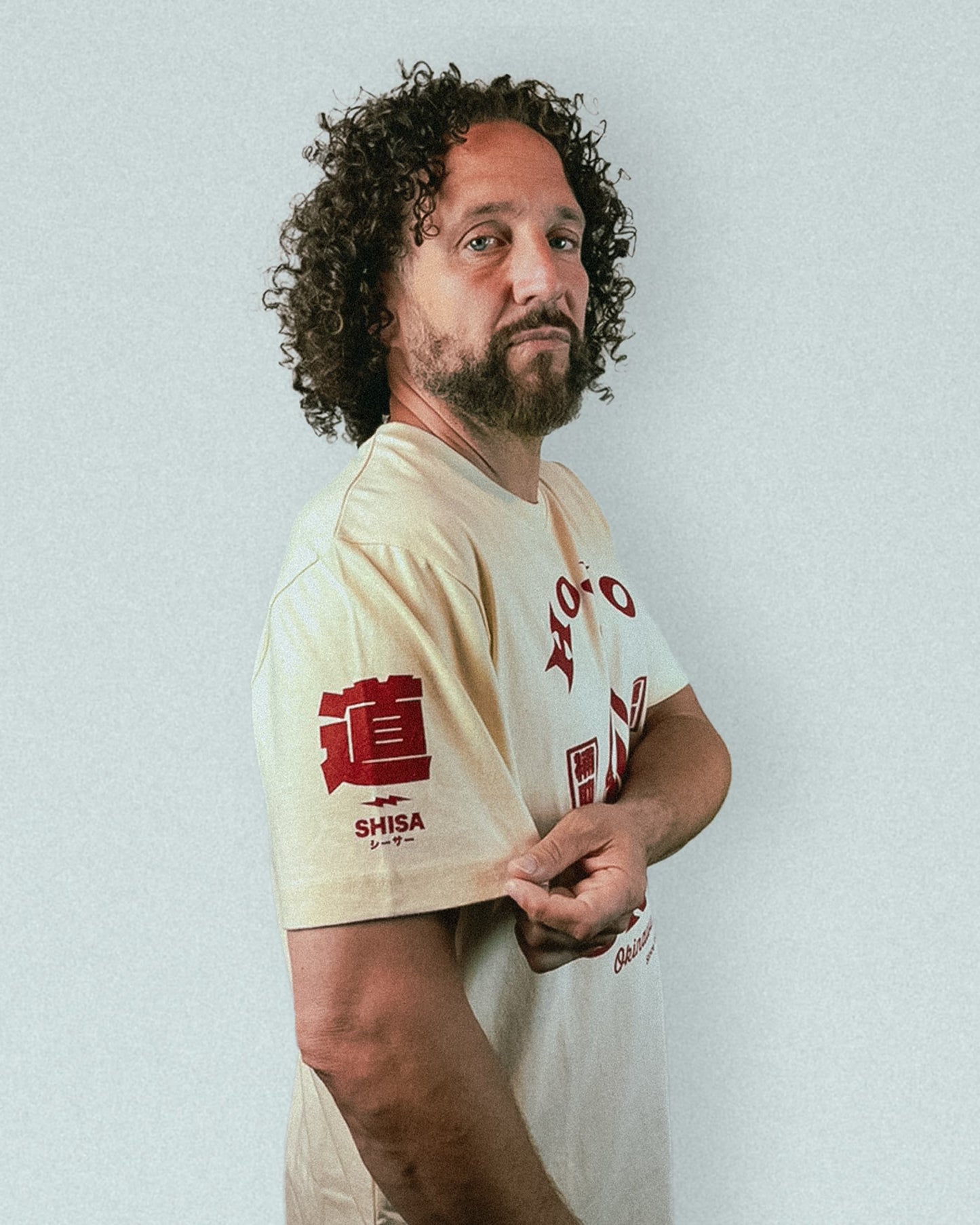 Hojo Undo T-Shirt, off-white-red