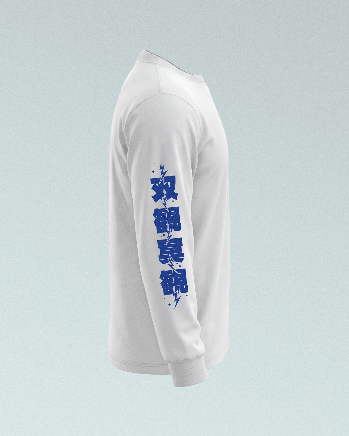 Sōkan Samurai Longsleeve, white-blue