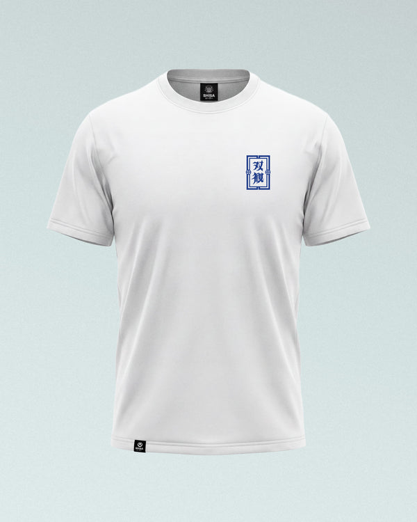 Sōkan Oni T-Shirt, white-blue