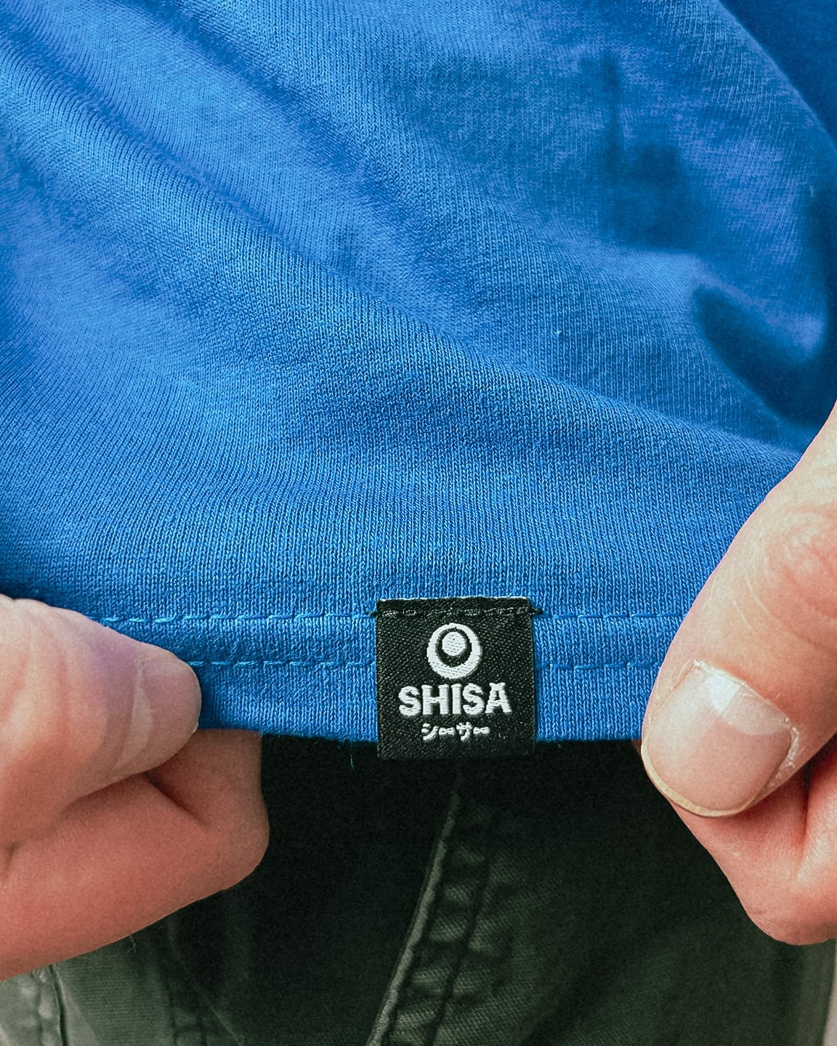 SHISA Sōkan Longsleeve - blue, white - Karate, MMA, Muay Thai, Japanese Budo inspired Design