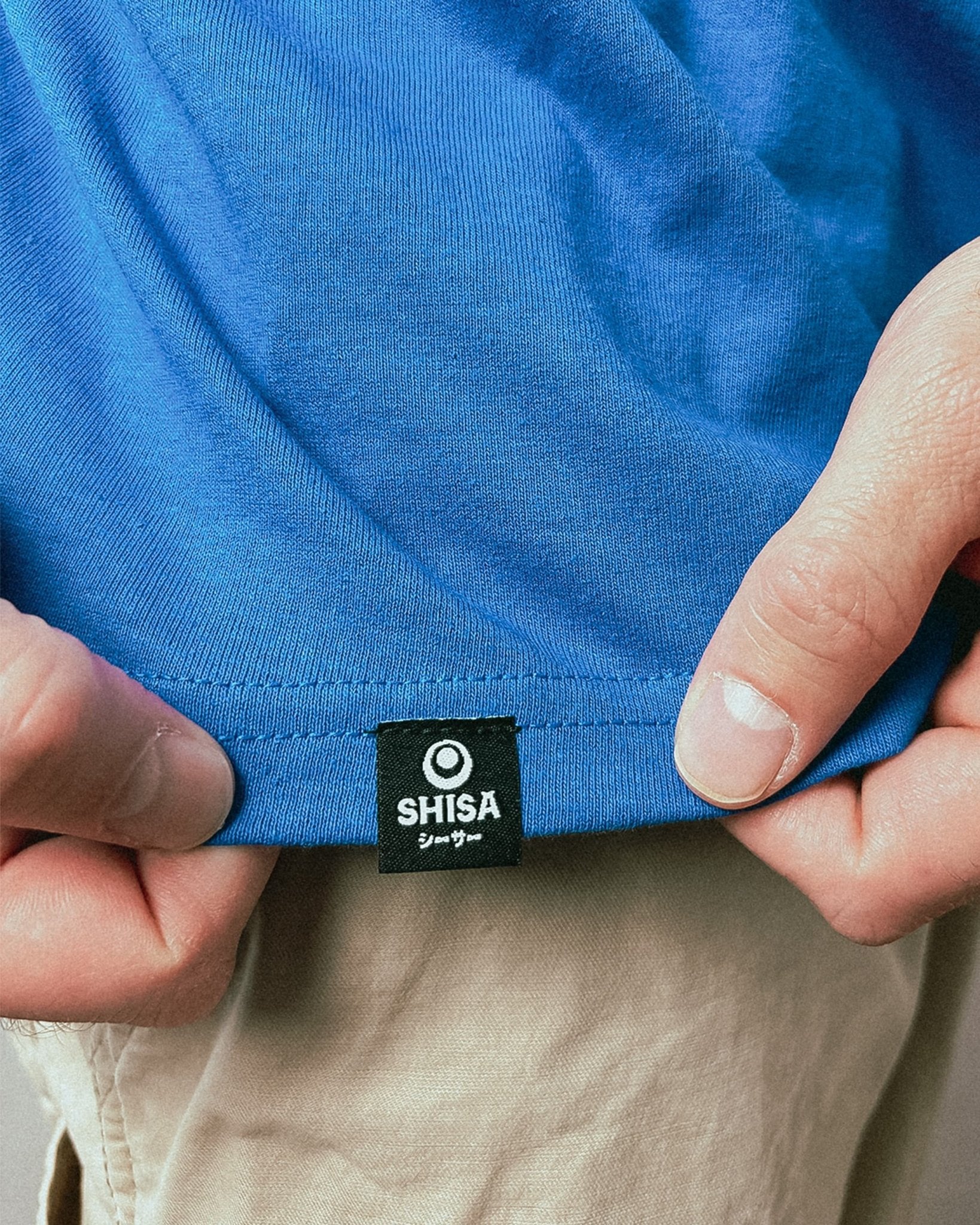 SHISA Sōkan T-Shirte - blue, white - Karate, MMA, Muay Thai, Japanese budo inspired Design