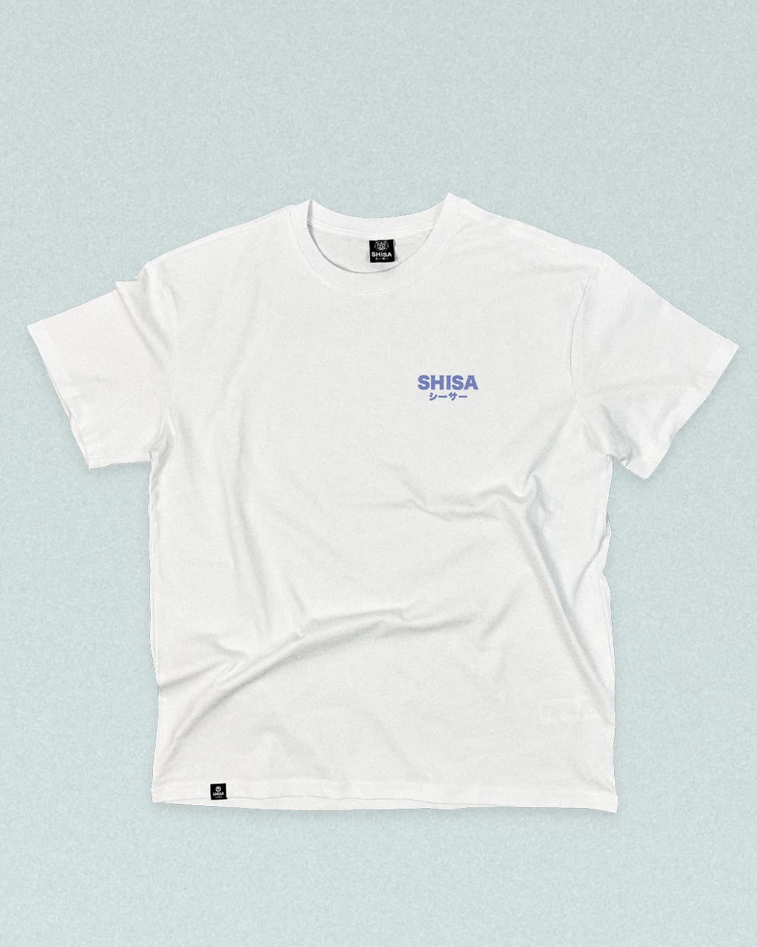 Kō Oversize T-Shirt, white-red-blue