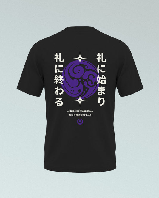 Rei T-Shirt, black-purple