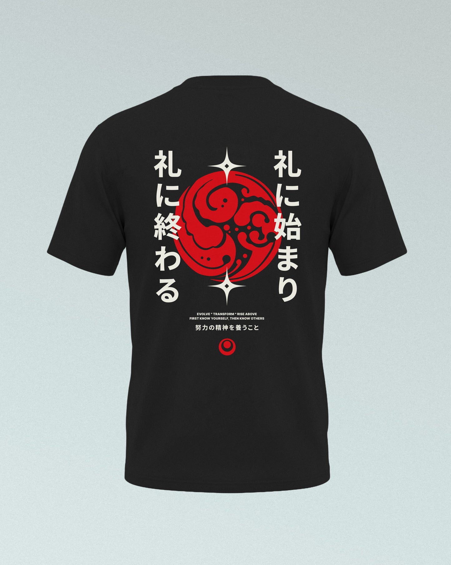 Rei T-Shirt, black-red