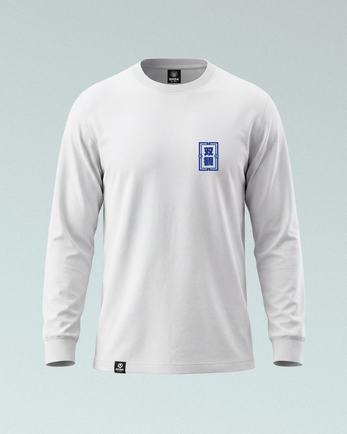 Sōkan Samurai Longsleeve, white-blue