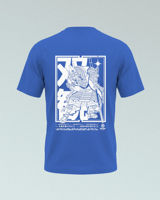 Sōkan T-Shirt, blue-white