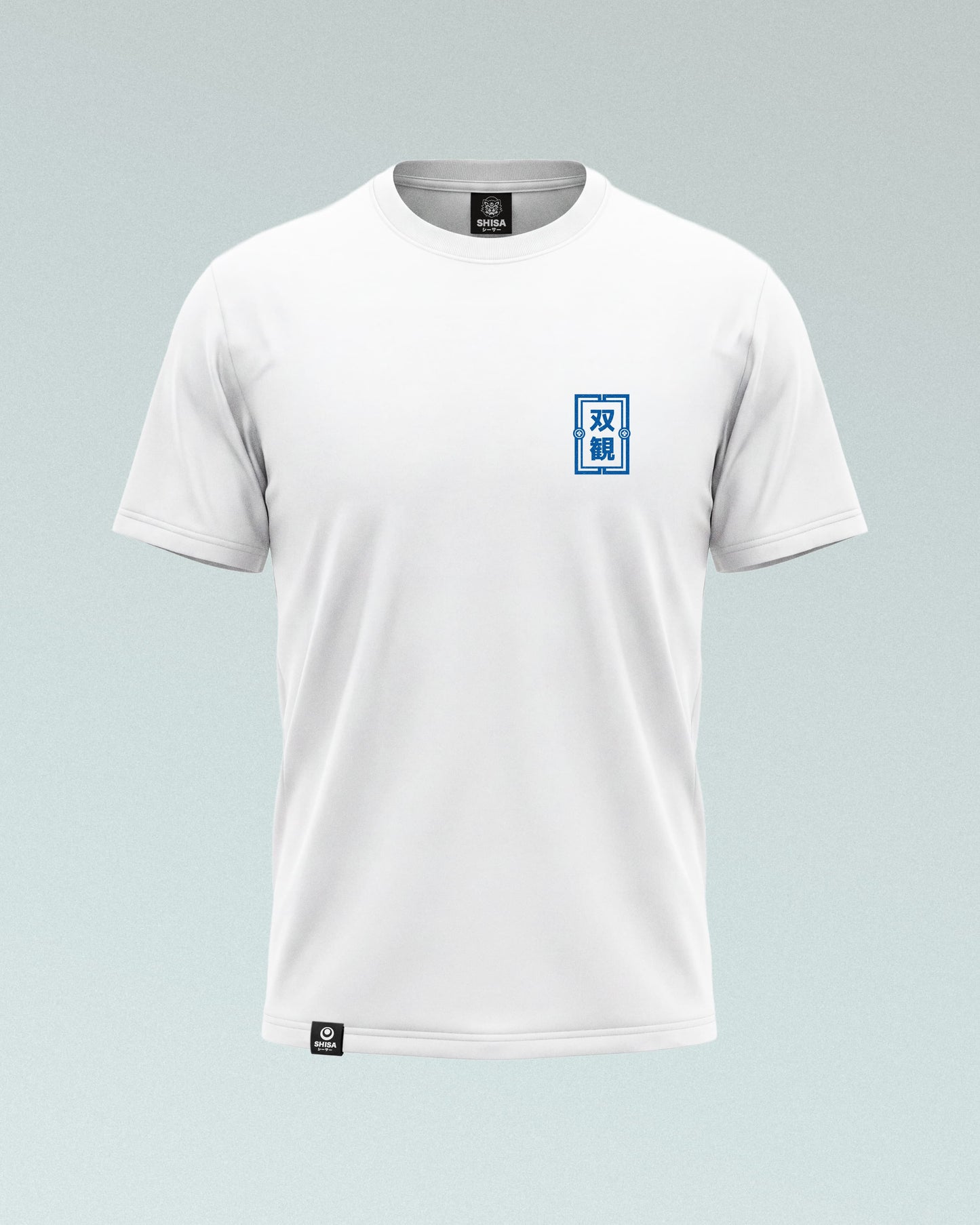 Sōkan T-Shirt, white-blue