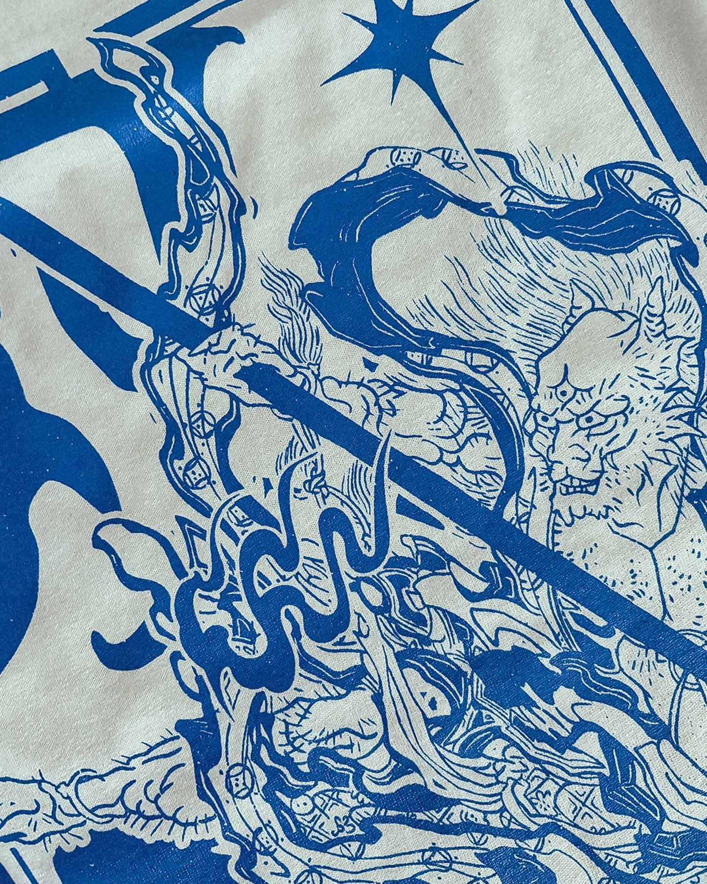 Sōkan Longsleeve, white-blue